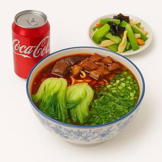 COMBO C (Braised Beef Noodle Soup) 红烧牛肉面套餐